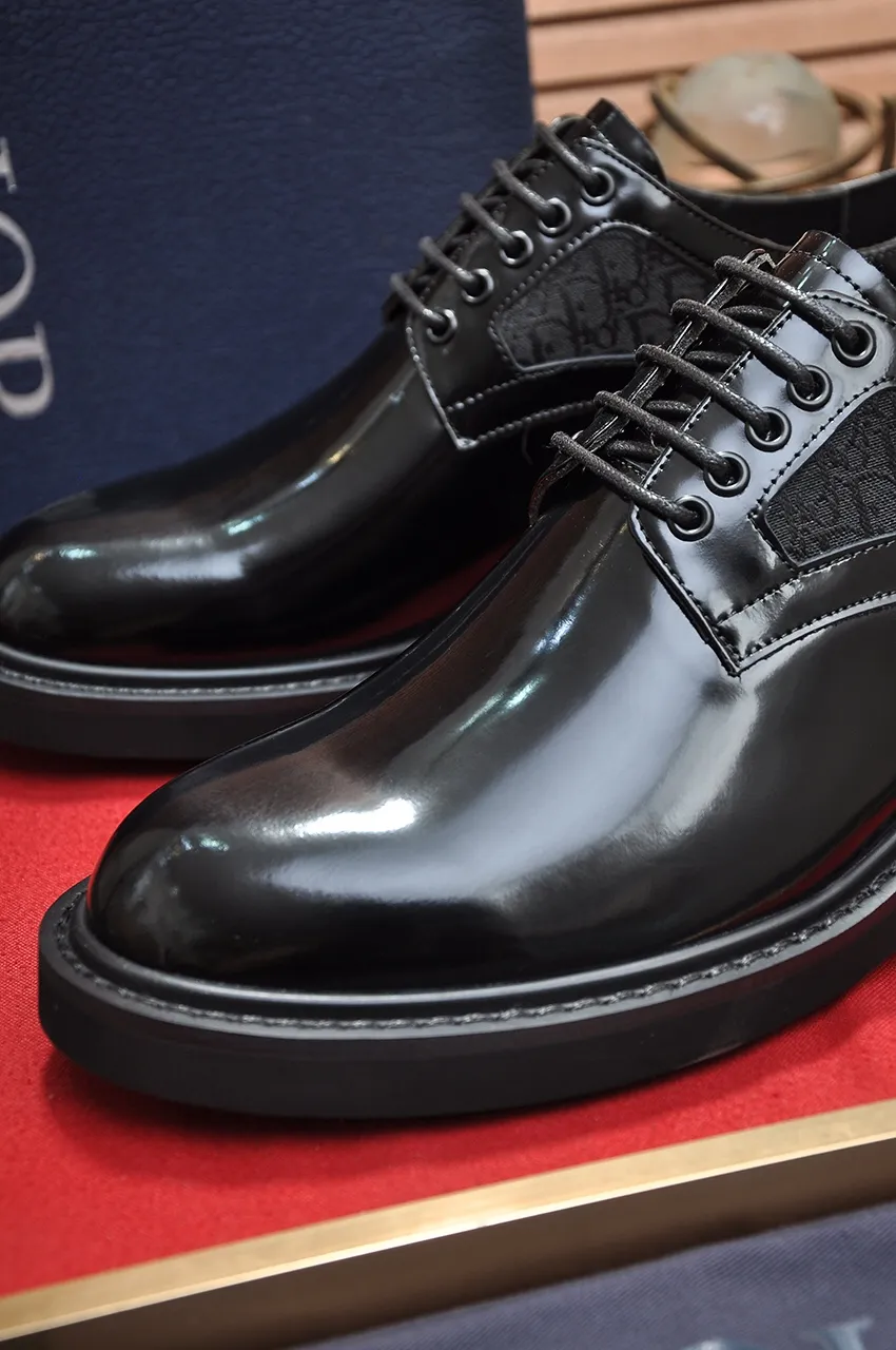 Men's shoes 💰560💶[Dior] (cowhide lining) Dior original 1:1 high quality factory, imported original materials, imported original cowhide, water-dyed cowhide lining, original TPU outsole, code number: 38-44